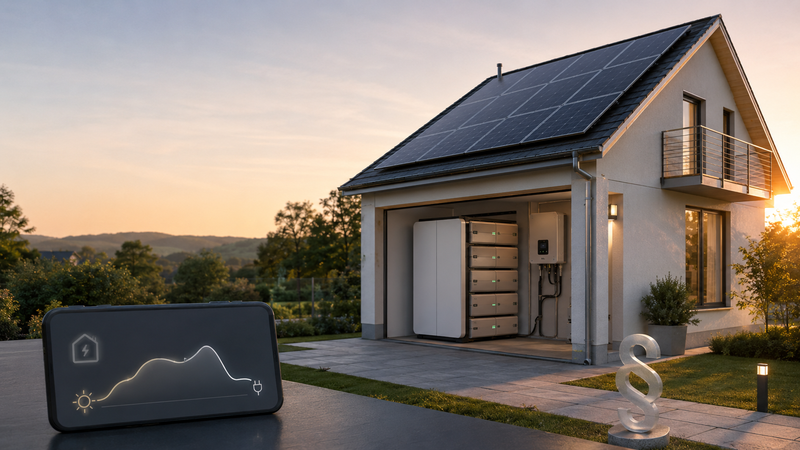 Titelbild zur Veranstaltung Grundlagen Batteriespeicher, dynamische Stromtarife und §14a EnWG